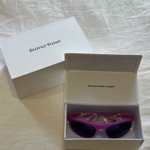 District Vision Pink Sunglasses